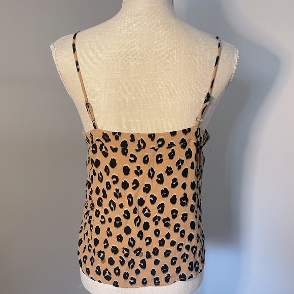 Cheetah Leopard Print Loose Fit Tank Top - Picture 2 of 3